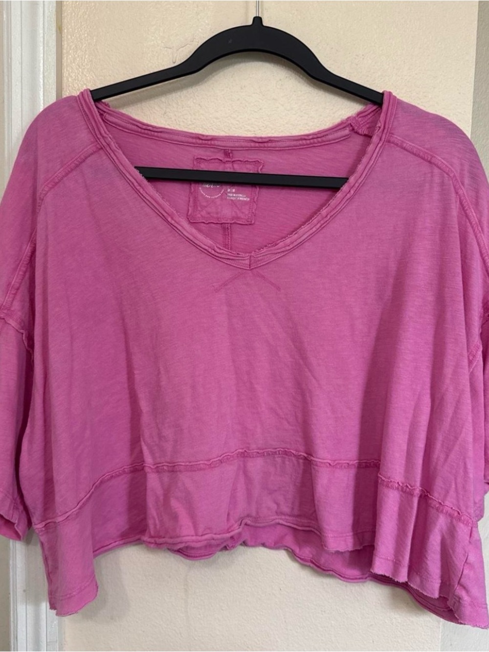 Aerie Happiest Cropped T Shirt